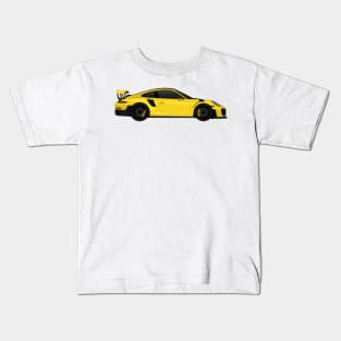 GT2RS Side Yellow Kids T-Shirt